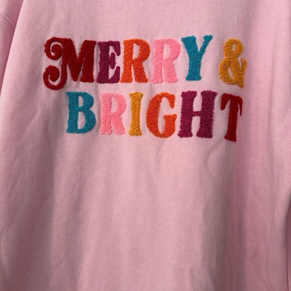 Shiraleah Merry & Bright Graphic Sweatshirt M - Picture 3 of 6